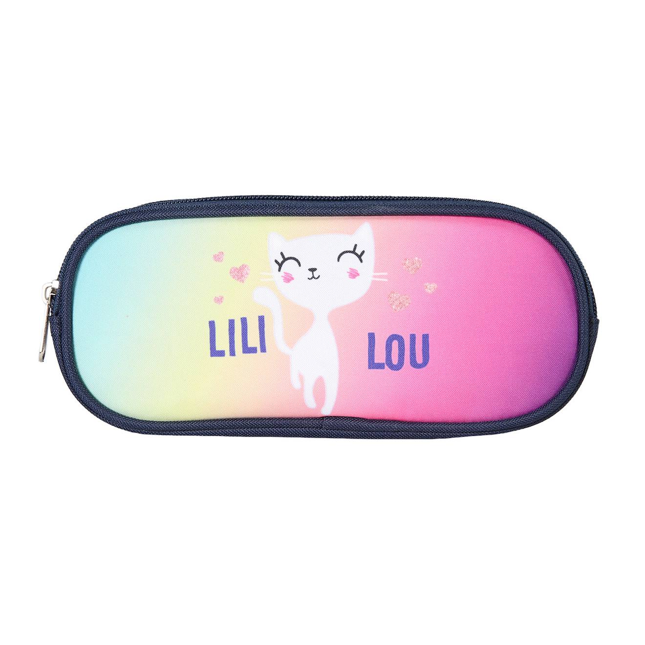 Trousse Scolaire Rectangulaire Lili Lou Bleu 13 €