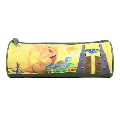 Trousse scolaire ronde jurassic world  - vertbaudet enfant