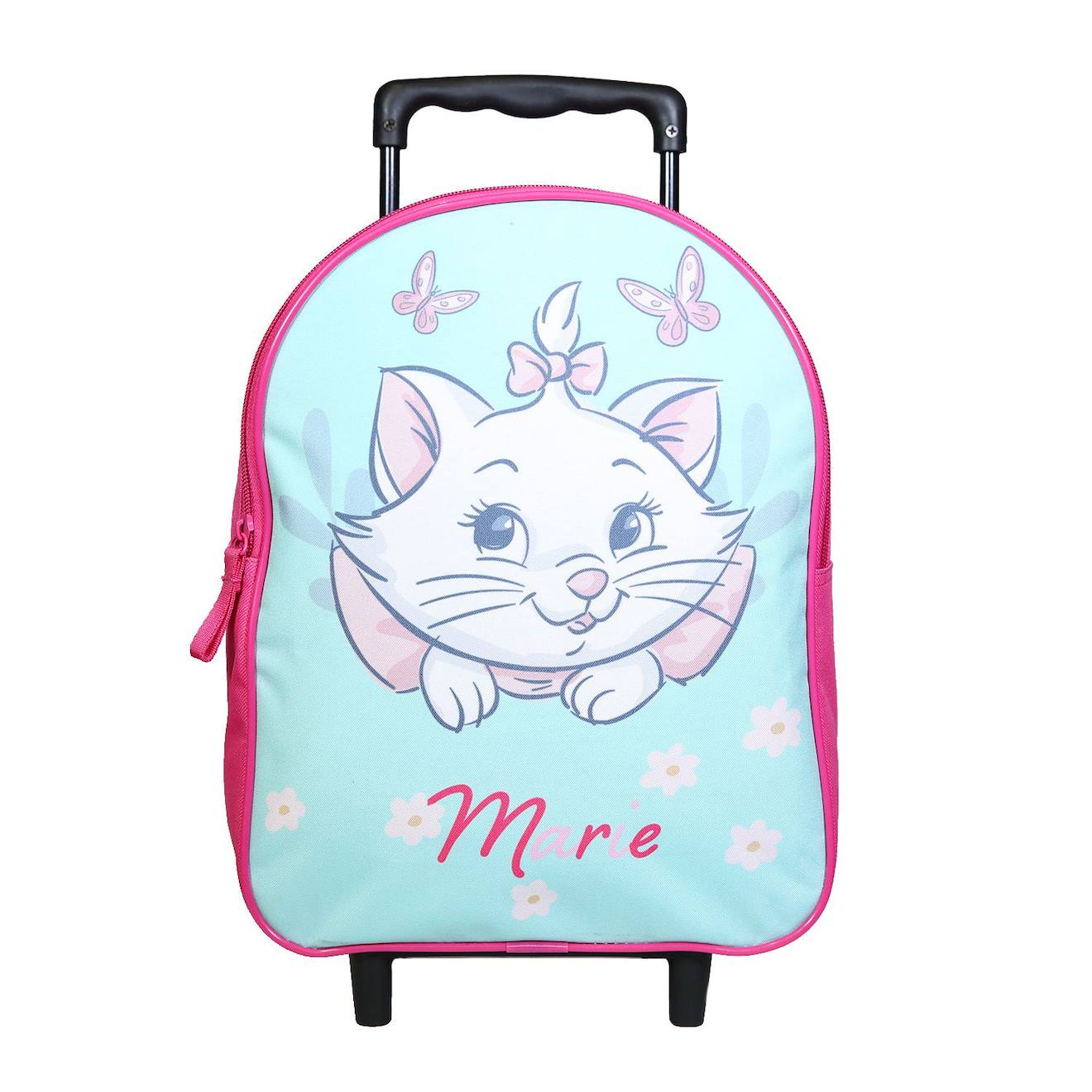 Sac À Dos À Roulettes Maternelle Disney Marie Les Aristochats Vert
