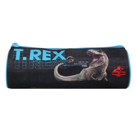 Trousse scolaire ronde jurassic world  t-rex  - vertbaudet enfant