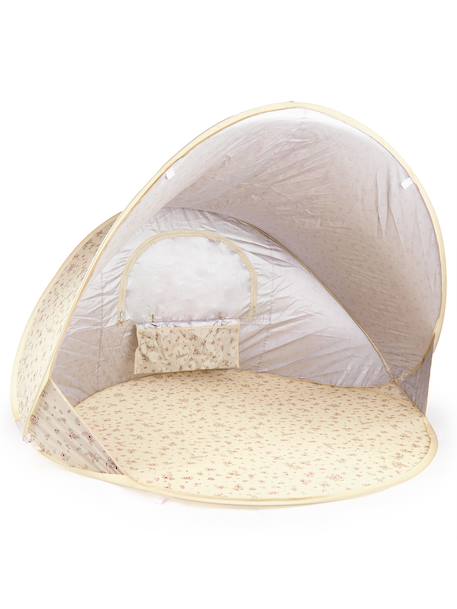 Bieco - Tente Anti-uv Protection 40+, Tente Plage Vintage Flowers