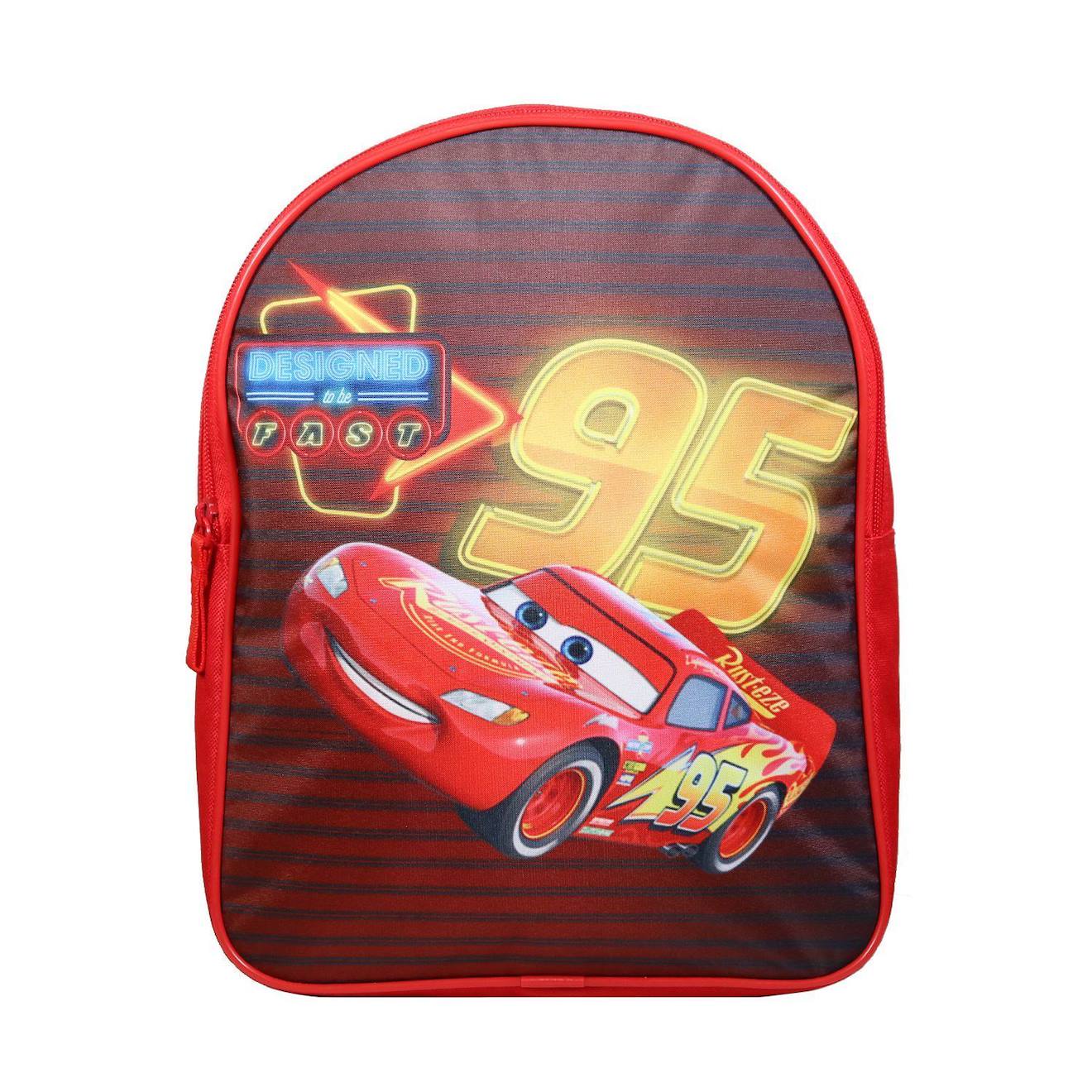 Sac À Dos Gouter Maternelle Disney Cars Rouge
