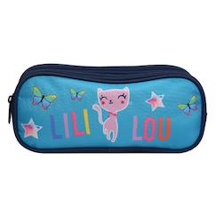 Jouet-Trousse scolaire rectangulaire lili lou chat