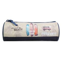 Jouet-Matériel scolaire-Trousse scolaire ronde offshore  van & surf