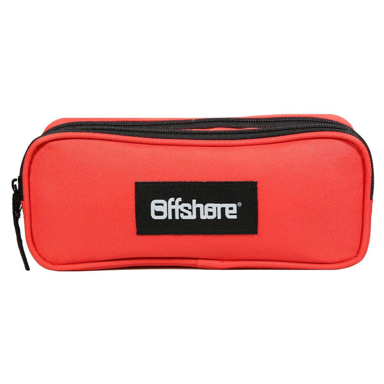 Trousse Scolaire Rectangulaire Offshore Rouge