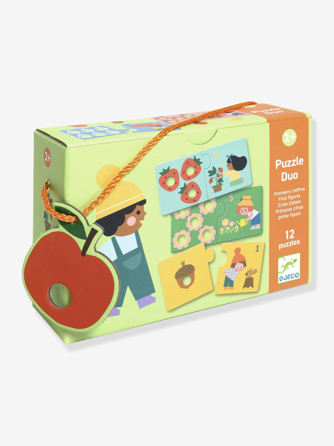 Puzzle Duo premiers chiffres vert