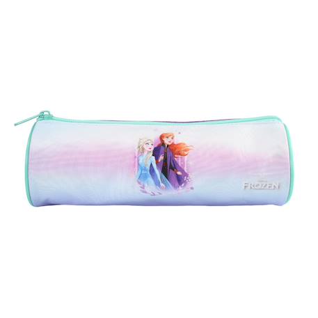 Trousse scolaire ronde la reine des neiges  - vertbaudet enfant