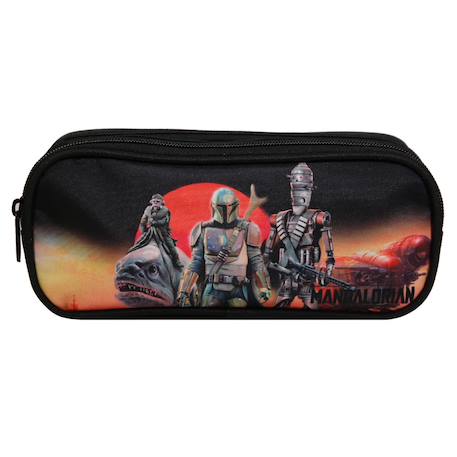 Trousse scolaire rectangulaire disney star wars / the mandalorian  - vertbaudet enfant