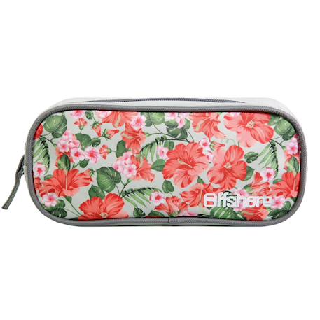 Trousse scolaire rectangulaire offshore  fleurs  - vertbaudet enfant