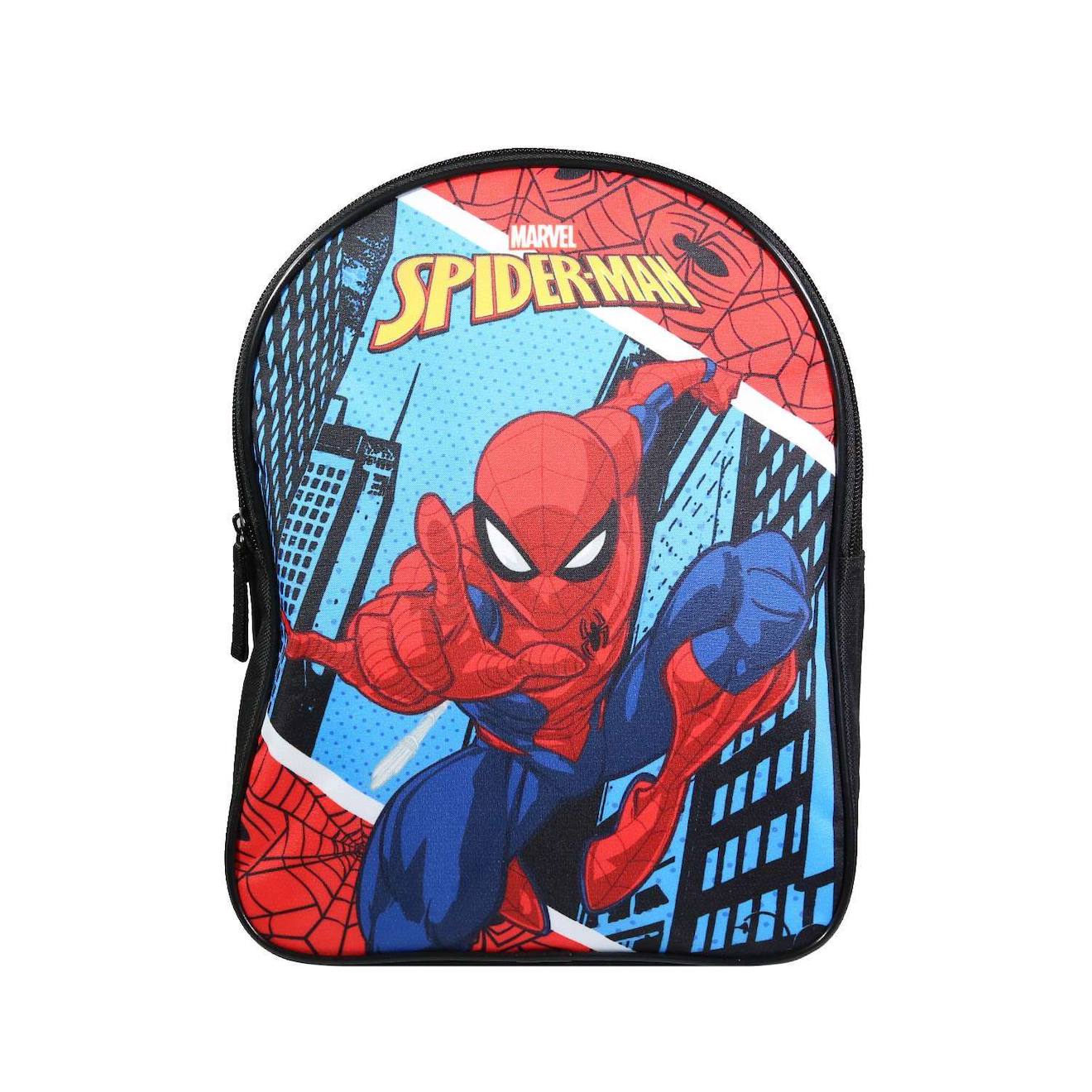Sac À Dos Gouter Maternelle Marvel Spiderman Bleu