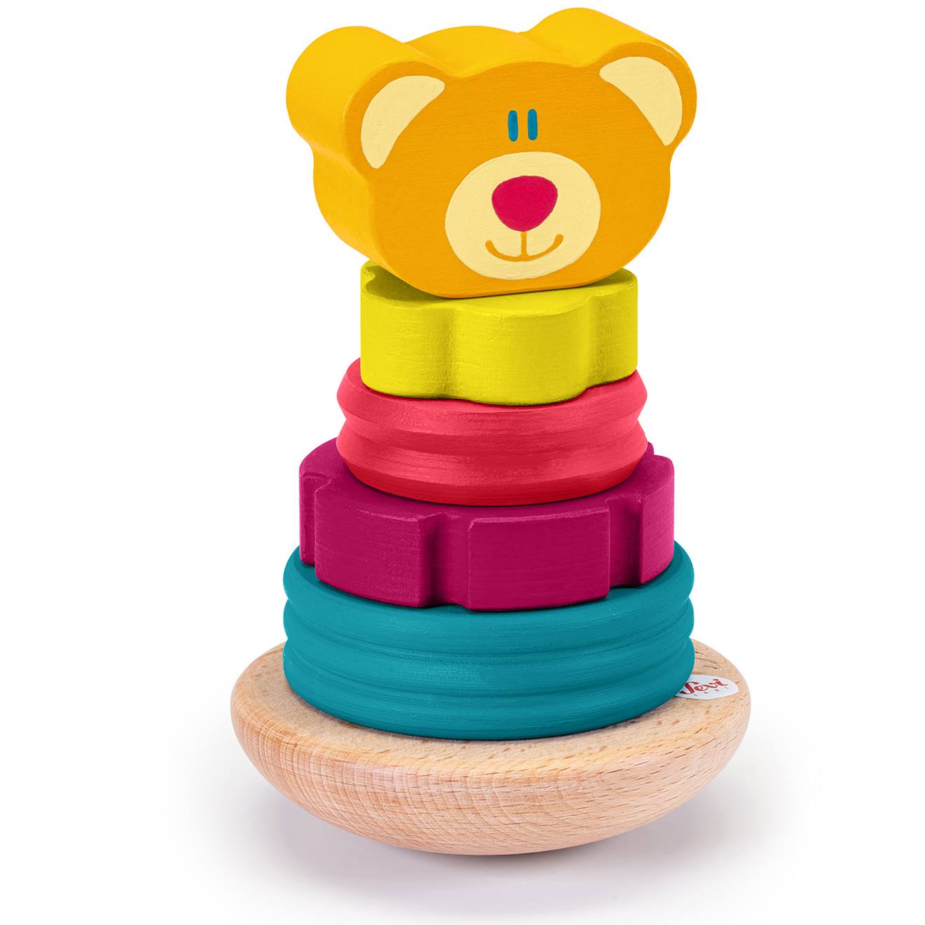 Ours Empilable Magnétique Orange