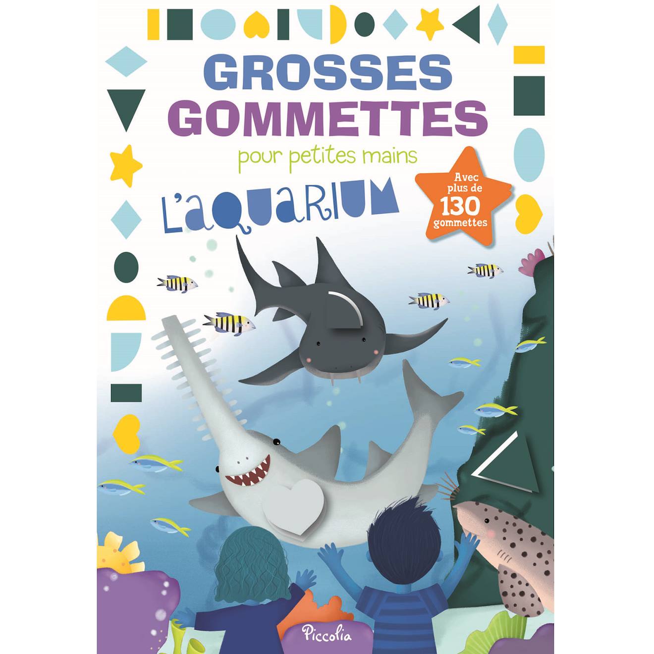 Grosses Gommettes L'aquarium Bleu