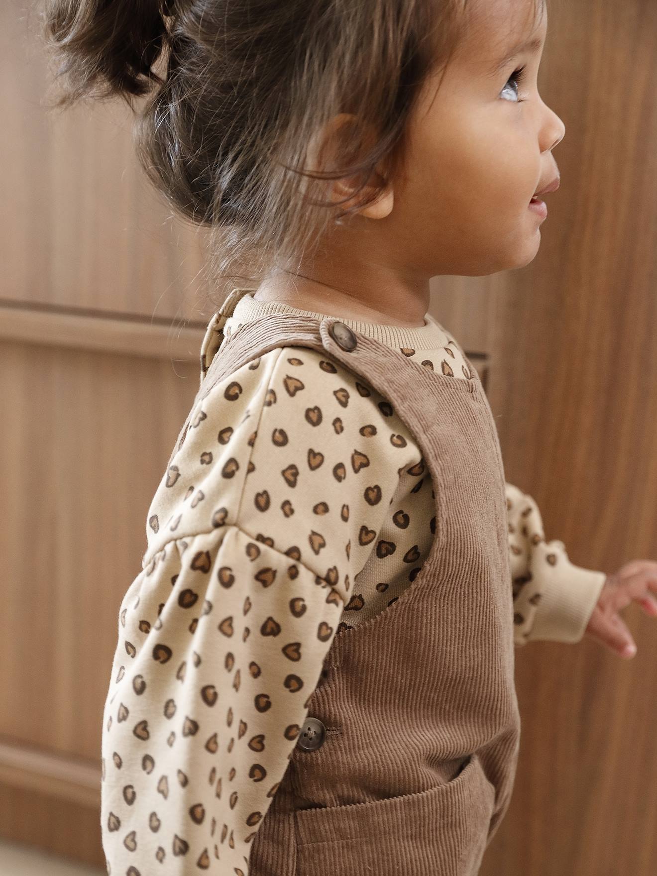 Sweat-shirt imprim motif lopard taupe 16$