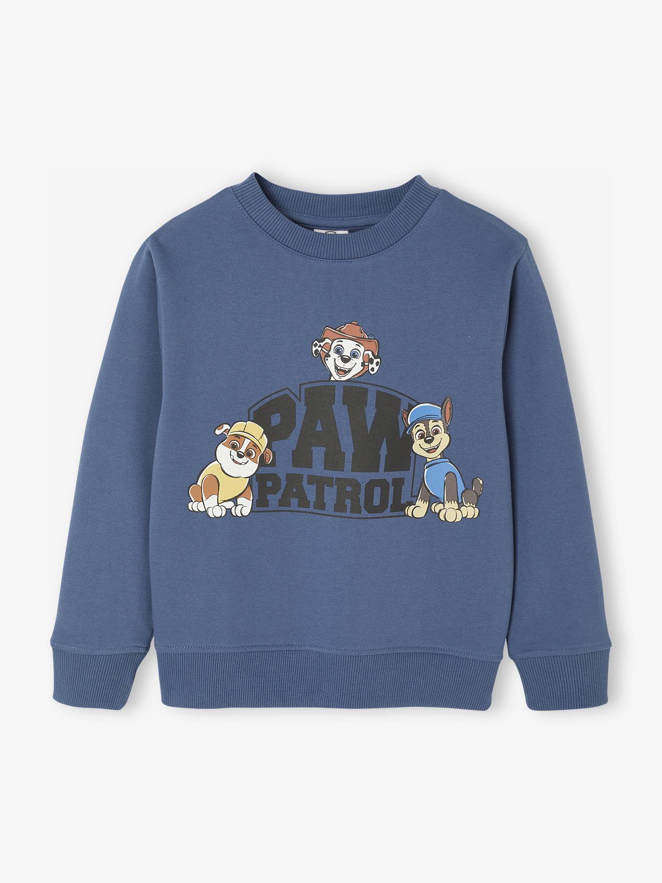 Sweat-shirt Pat Patrouille garçon bleu jean