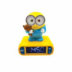 -Réveil avec veilleuse les minions en 3d