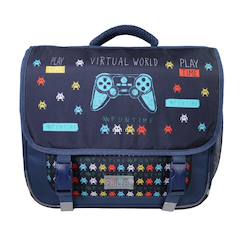 Cartable scolaire primaire  phileas - jeux vidéos  - vertbaudet enfant
