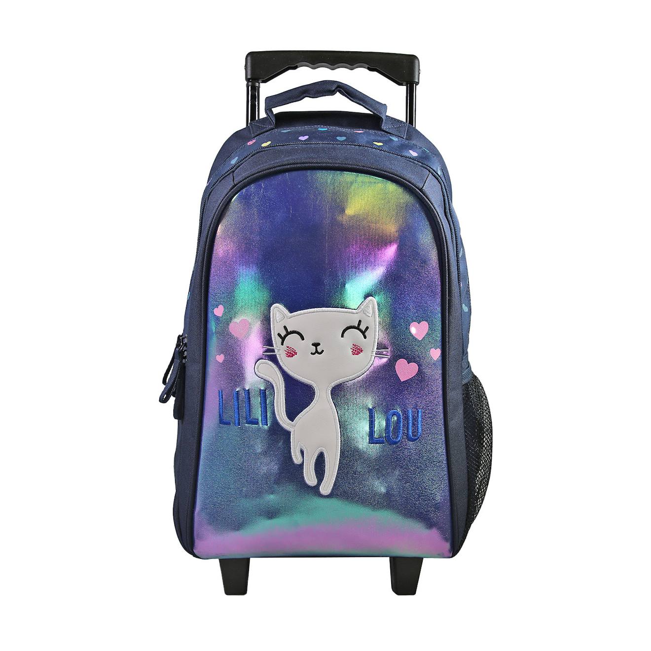 Sac À Dos À Roulettes Lili Lou Bleu