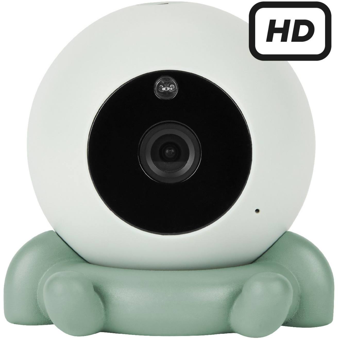 Caméra Additionnelle Hd Babyphone Vidéo Yoo Go+, Batterie Rechargeable, Longue Autonomie, Faible Emission D'ondes Vert D'eau, Noir
