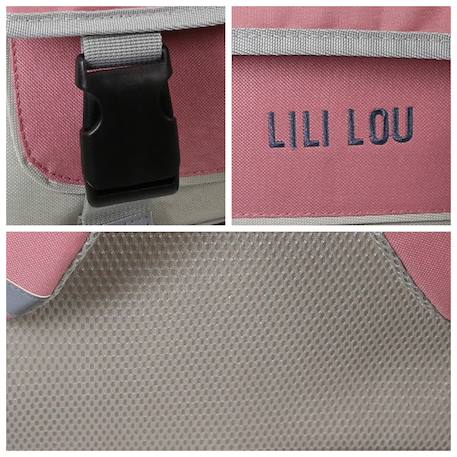 Cartable scolaire primaire lili lou Gris 6 - vertbaudet enfant 