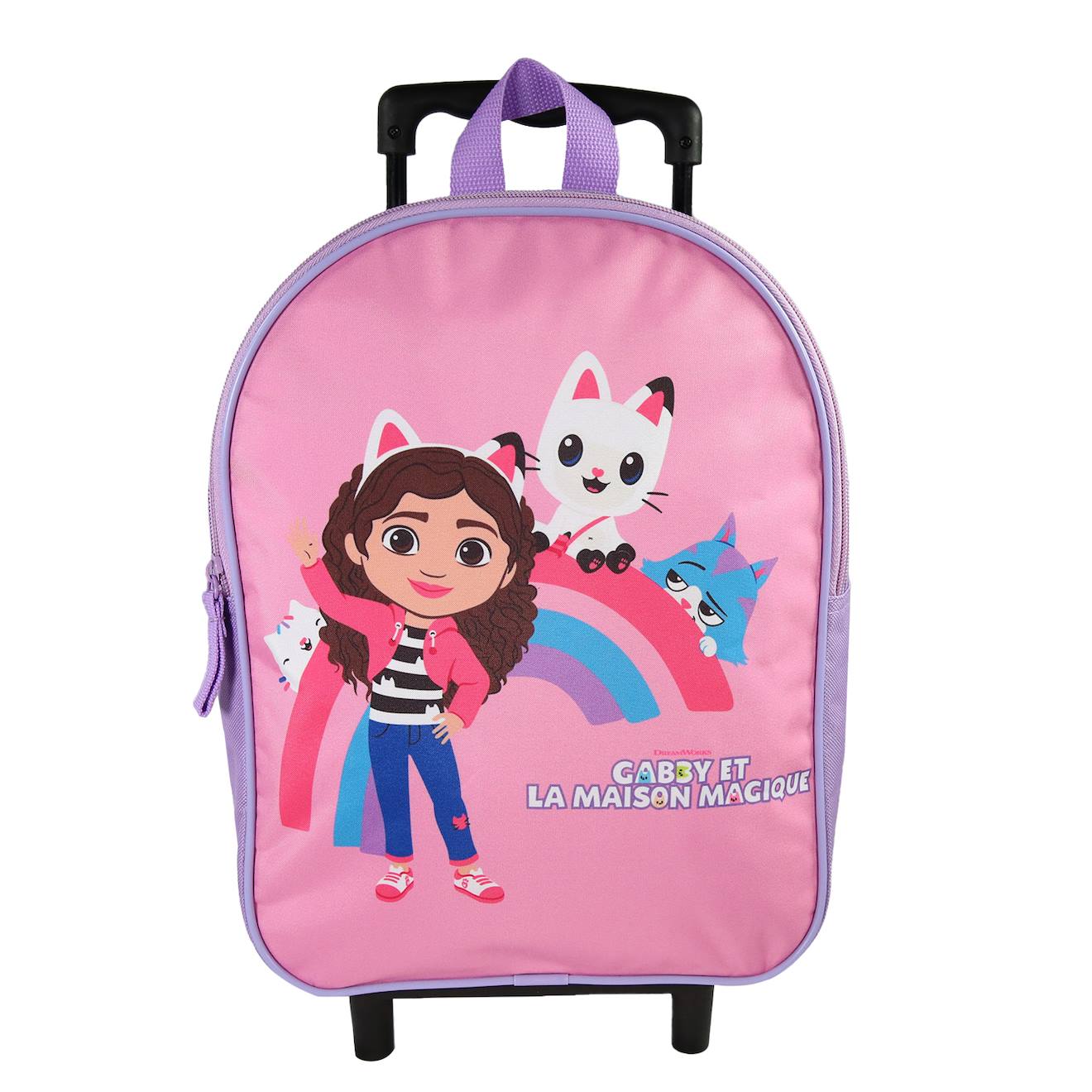 Sac À Dos À Roulettes Gabby Et La Maison Magique Rose