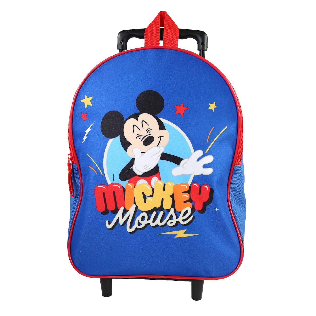 Sac Dos Roulettes Mickey Bleu 26 €