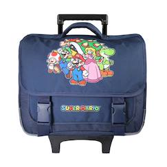 Cartable à roulettes super mario école primaire  - vertbaudet enfant