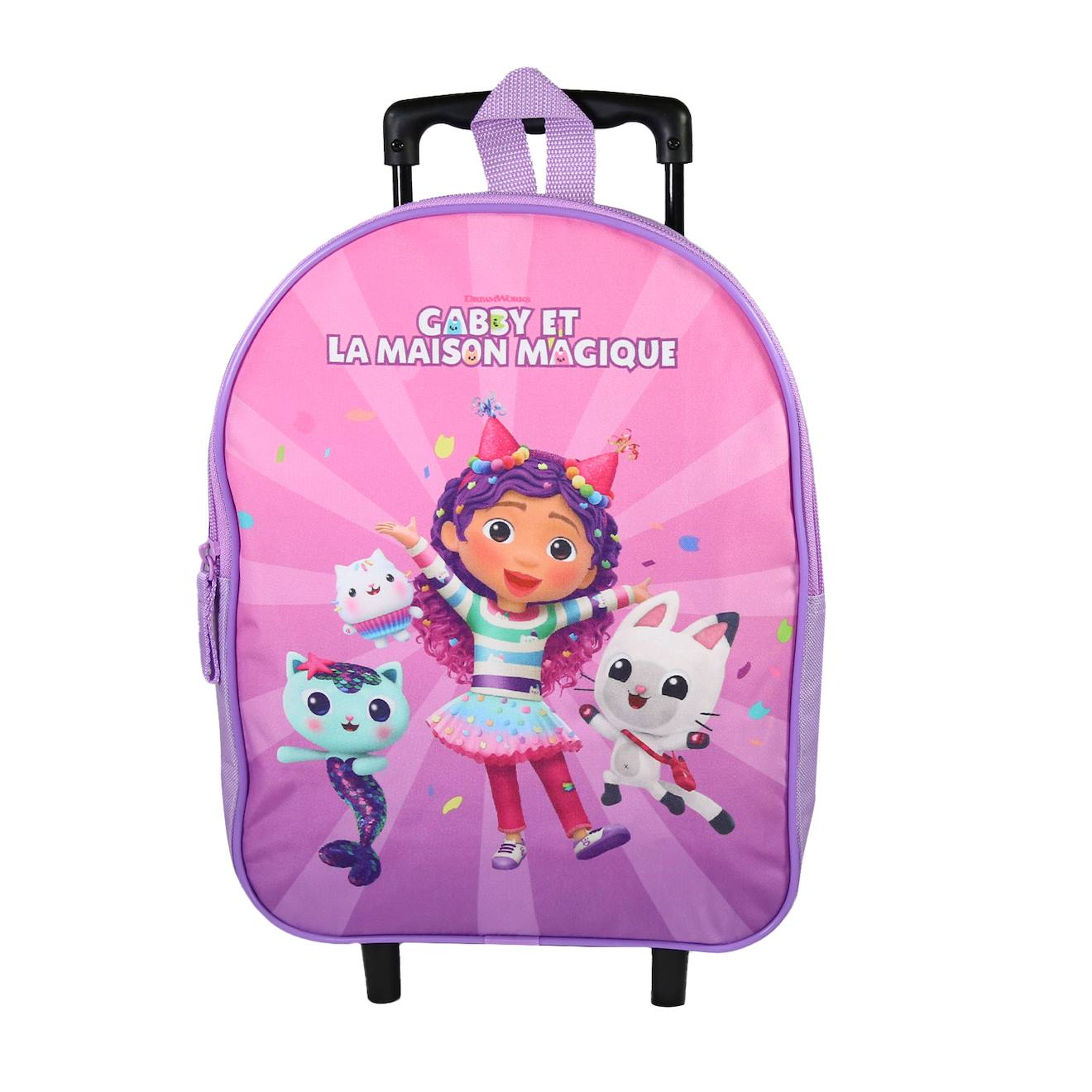 Sac À Dos À Roulettes Gabby Et La Maison Magique Violet