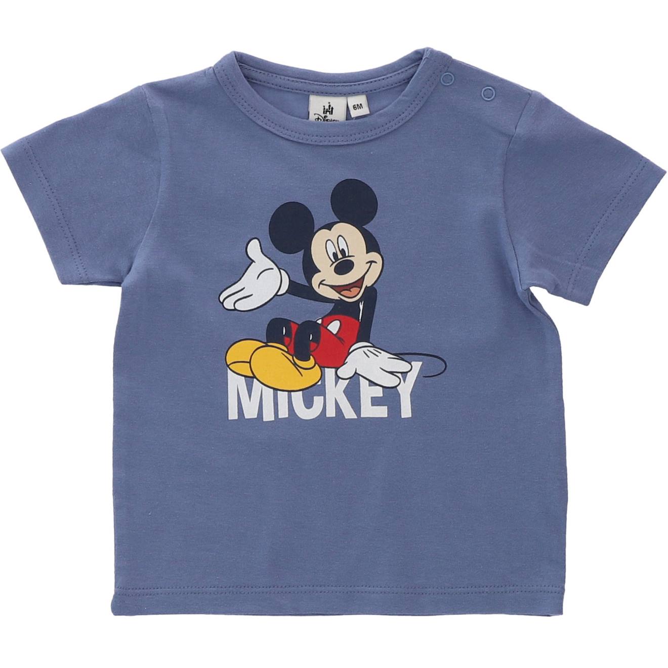 T-shirt Bébé Disney Mickey Bleu
