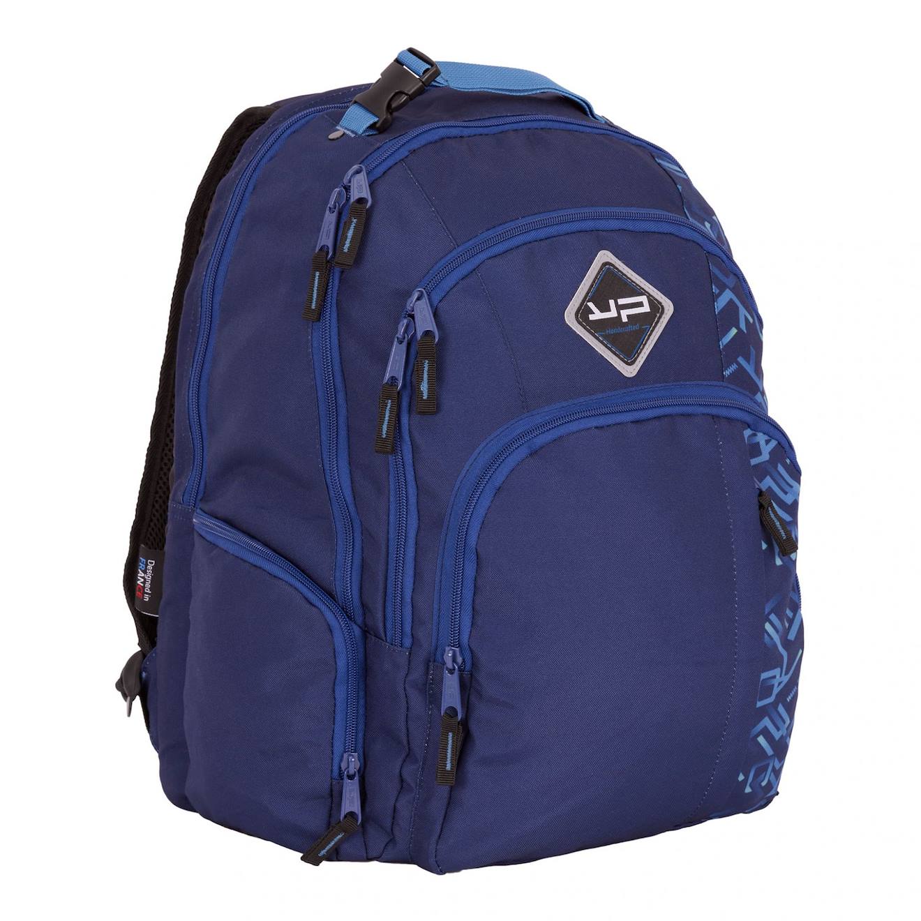 Sac À Dos Recyclé Ordi Usb Typo Bleu