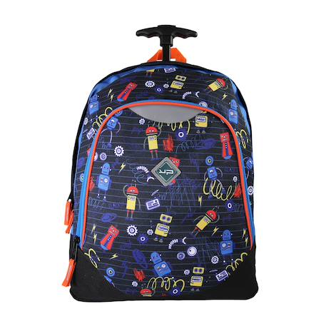 Garçon-Sac à dos à roulettes primaire robot