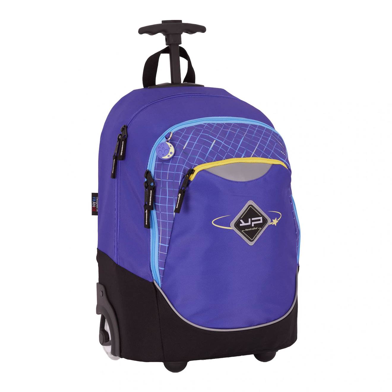 Sac À Dos Scolaire À Roulettes Comète Violet