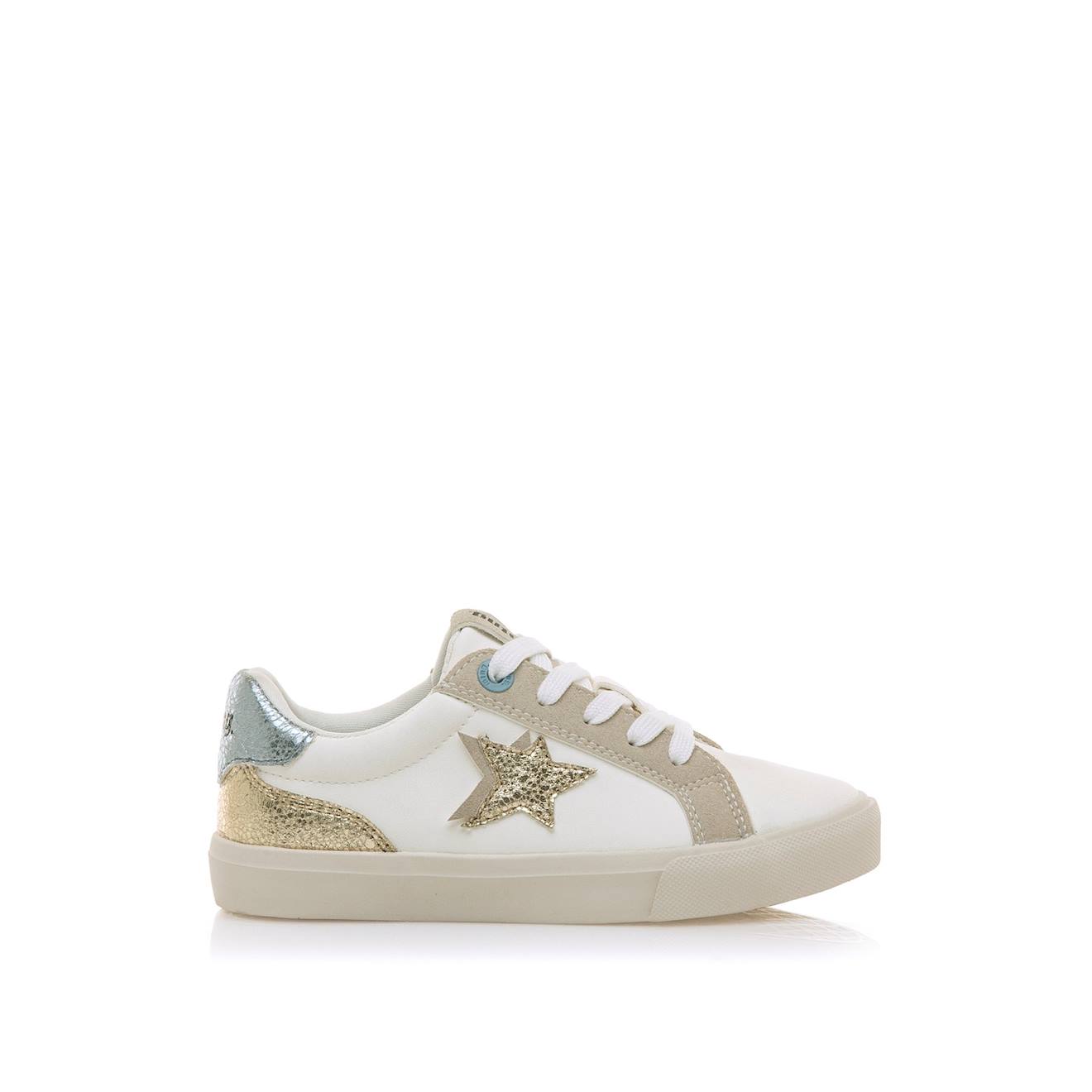 Sneakers Filles Synthétique Lacets White