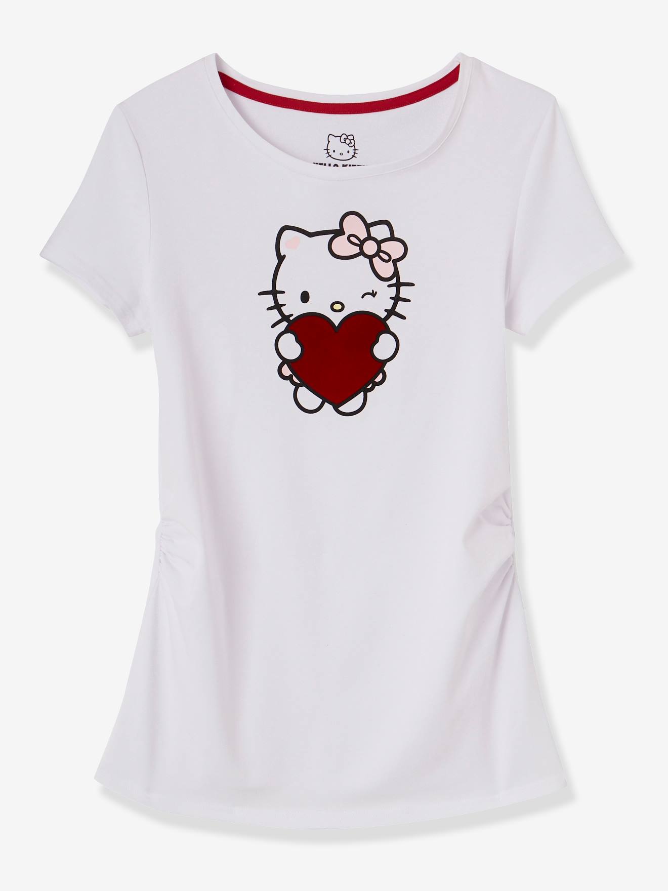 T-shirt grossesse Hello Kitty® imprimé blanc