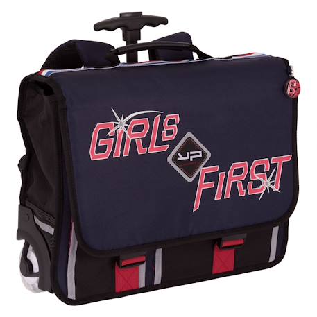 Fille-Accessoires-Cartable scolaire 41 cm à roulettes recyclé girl first