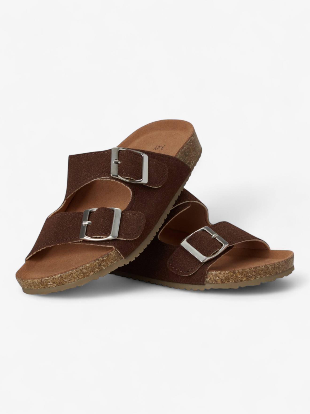 Sandales Sunny Enfant En Cuir Vegan Brun (Babymocs) - Image 2