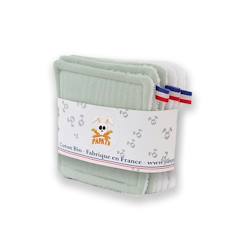 -Lingettes lavables en coton bio