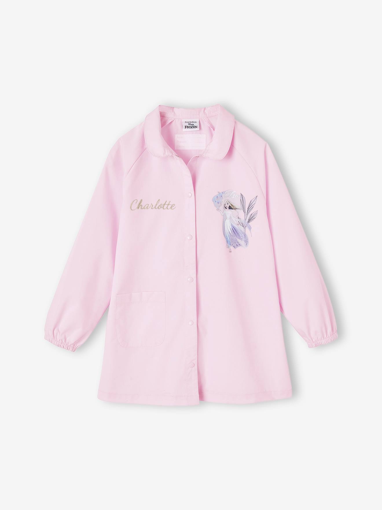 Tablier fille Reine des Neiges Disney personnalisable lilas poudr 18€