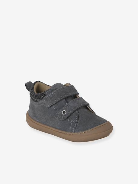 Chaussures premiers pas bébé velcro beige+bleu+bleu électrique+bleu jean+chocolat+lot beige+lot marron+lot vert+marron+ocre+vert+vert sauge 18 - vertbaudet enfant 
