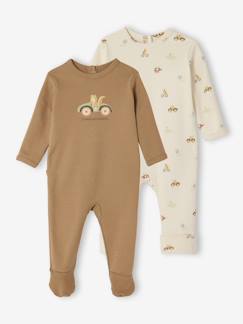 Lot de 2 pyjamas bébé garçon naissance transformables  - vertbaudet enfant