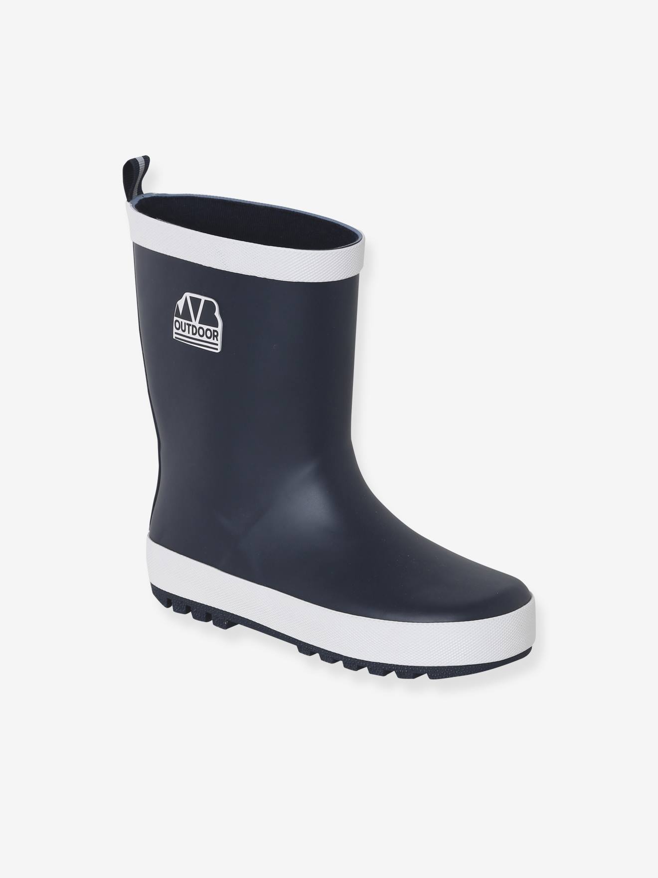 Bottes de pluie caoutchouc enfant marine