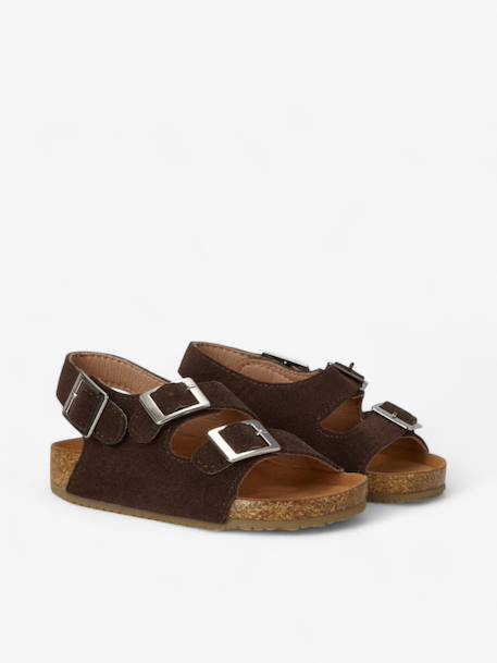 Sandales vacay enfant en cuir vegan Beige+Brown+Green+Light brown+Mustard+Purple+Red 9 - vertbaudet enfant 