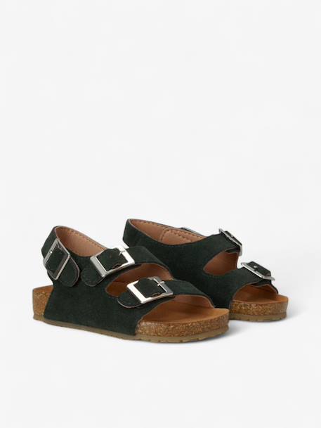 Sandales vacay enfant en cuir vegan Beige+Brown+Green+Light brown+Mustard+Purple+Red 15 - vertbaudet enfant 