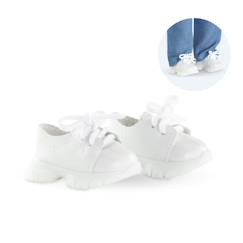 -Baskets blanches de sport pour poupée ma corolle