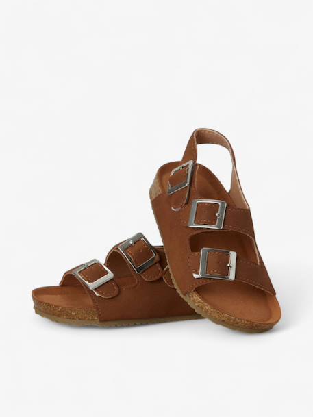 Sandales vacay enfant en cuir vegan Beige+Brown+Green+Light brown+Mustard+Purple+Red 18 - vertbaudet enfant 