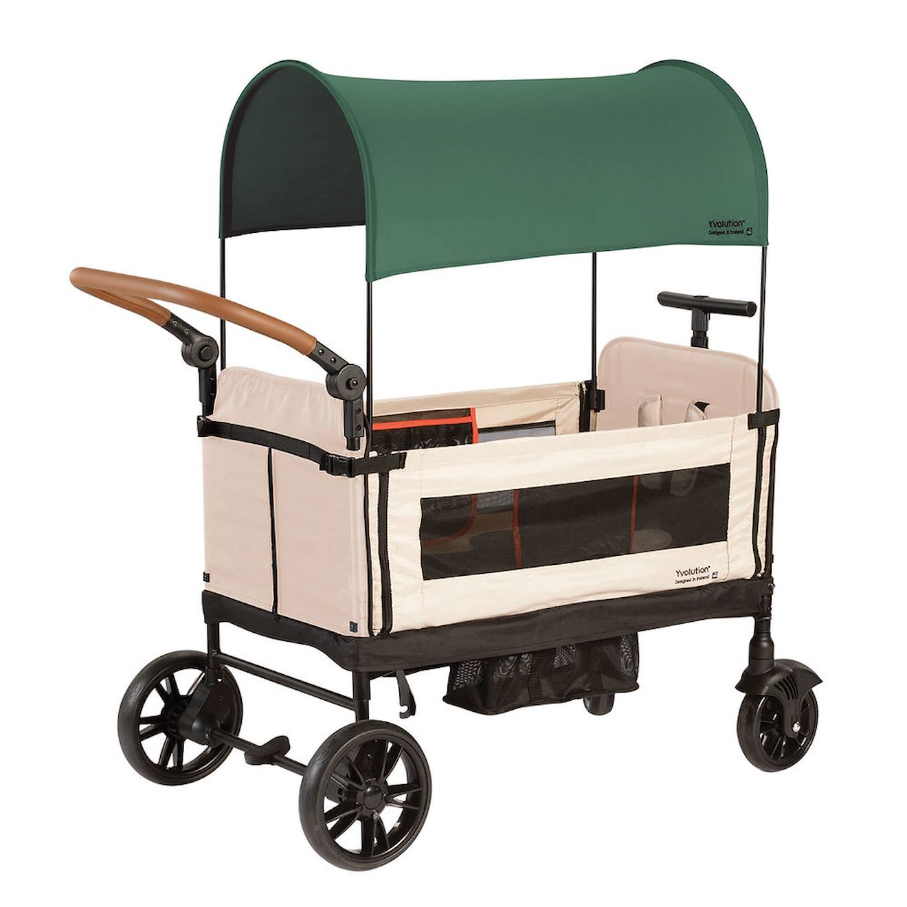 Poussette Wagon - Chariot De Promenade Pliable, Facile À Plier, Légère Vert