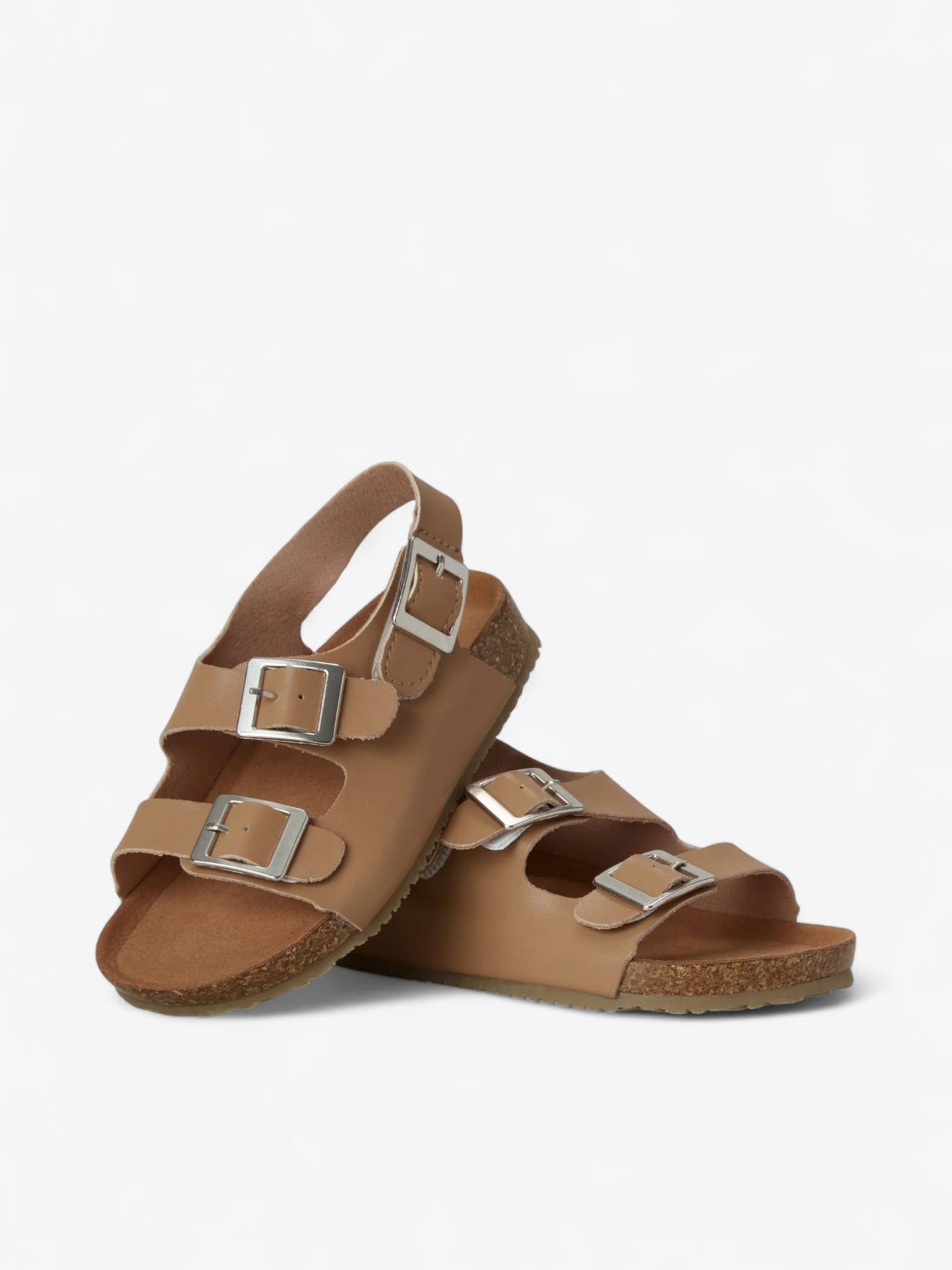 Sandales Chill Enfant En Cuir Vegan Latte (Babymocs) - Image 1