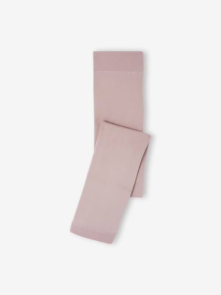 Legging collant fille maille polaire bleu+gris chiné+gris perle+mauve+noir 11 - vertbaudet enfant 