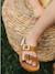 Sandales vacay enfant en cuir vegan Beige+Brown+Green+Light brown+Mustard+Purple+Red 26 - vertbaudet enfant 