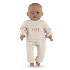 Jouet-Poupons et poupées-Poupées mannequins et accessoires-Jogging beige pour poupon 30 cm