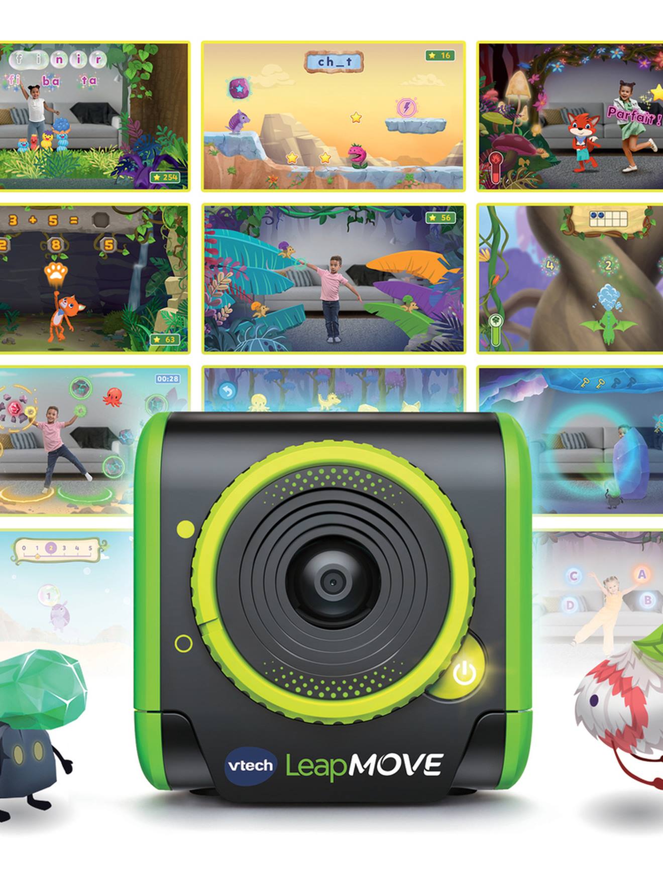 Console TV LeapMove : bougez et apprenez en s'amusant ! vert Console TV LeapMove : bougez et apprenez en s'amusant ! vert